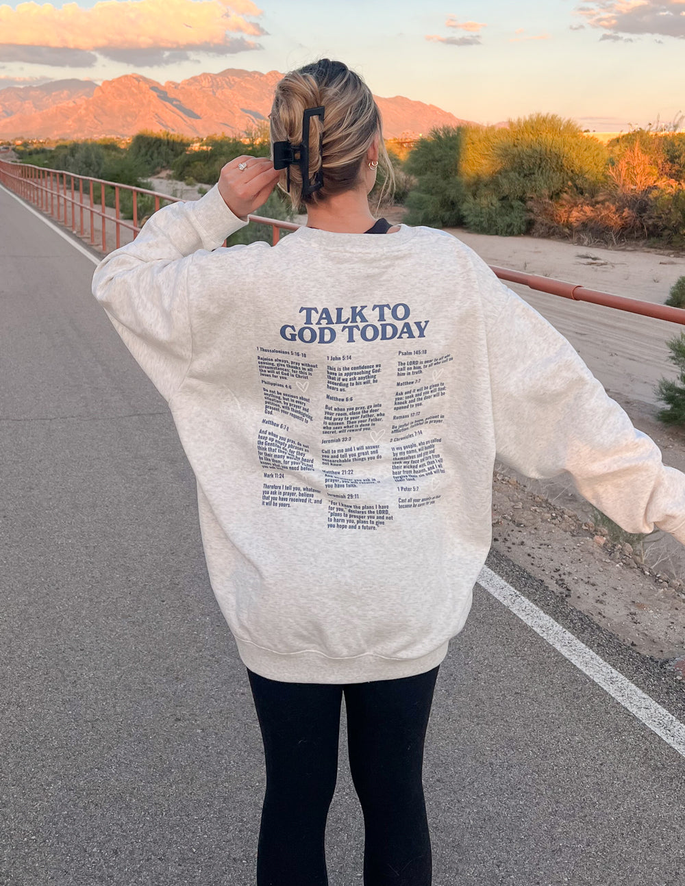 Elevated Faith Talk to God Unisex Crewneck