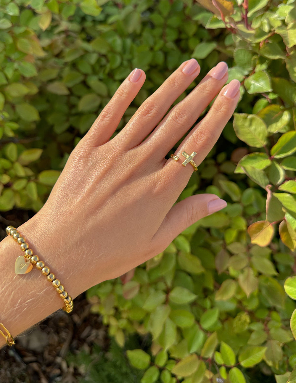 Elevated Faith Textured Wrapped Cross Ring