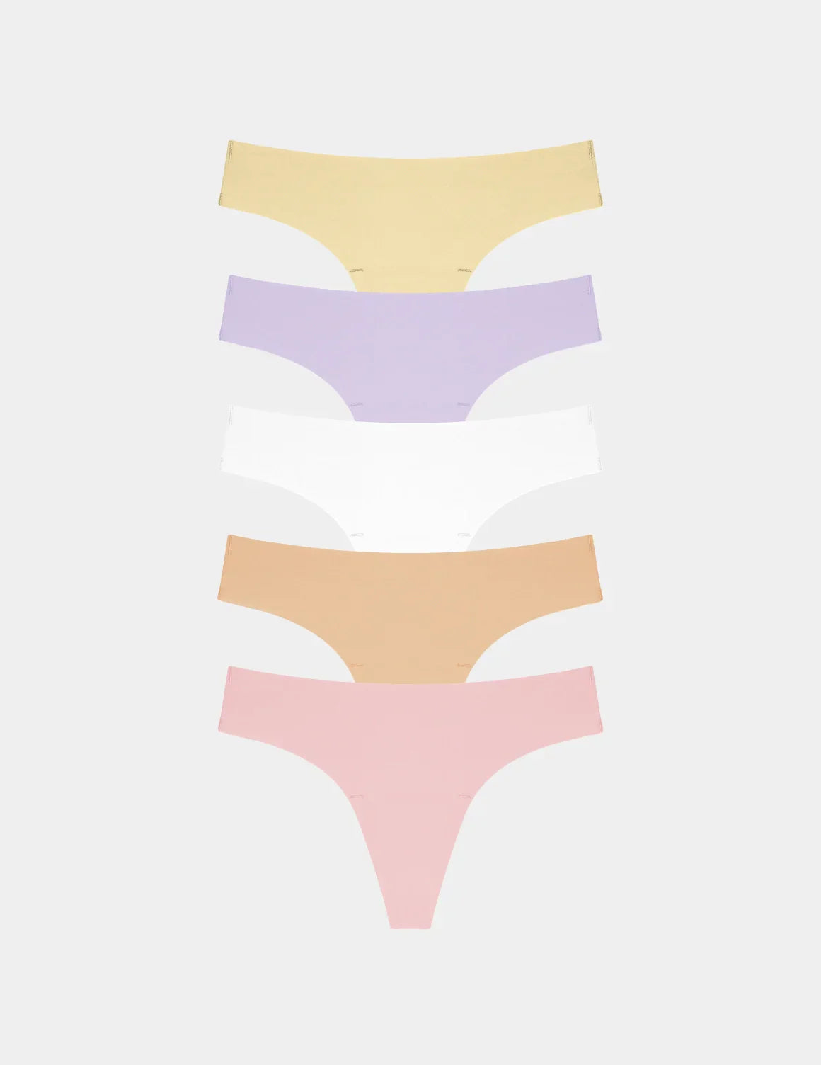 Essential No-Show Thong 5-Pack