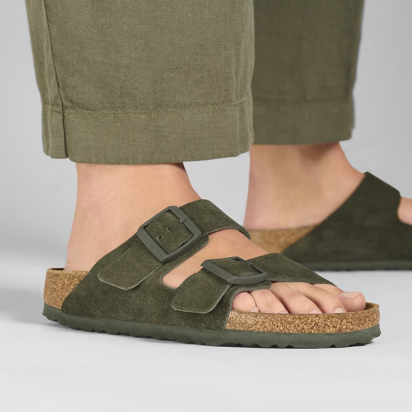 Birkenstock Arizona Suede Leather Sandals