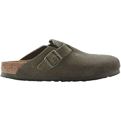 Birkenstock Boston Suede Leather Clogs