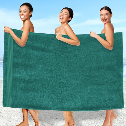 Elegant Comfort 1 Piece Premium Turkish Cotton Oversized Bath Sheet Towel 40 x 80 Inch