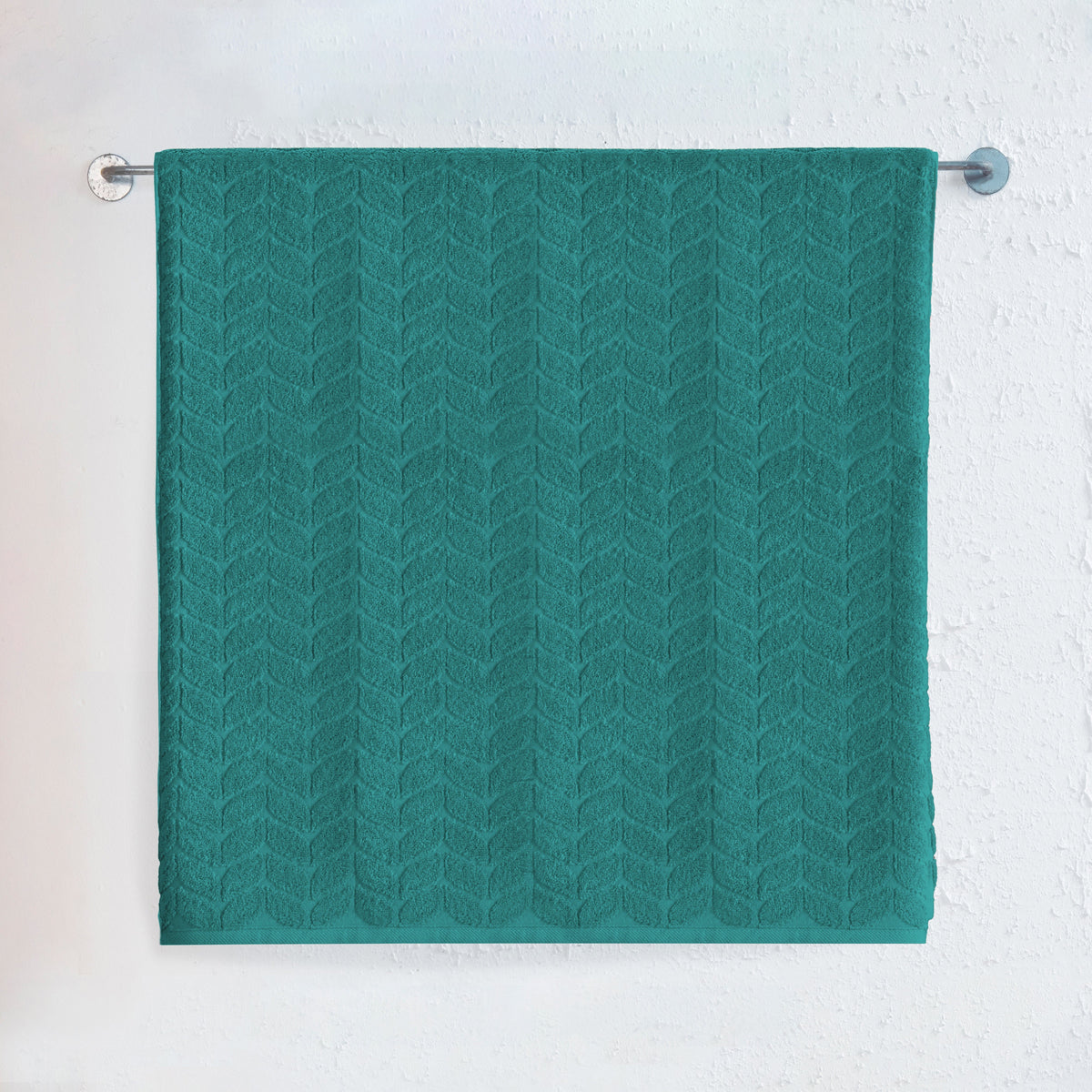Elegant Comfort 1-Piece Premium Turkish Cotton Braided Jumbo Towel, 35x 70 inch