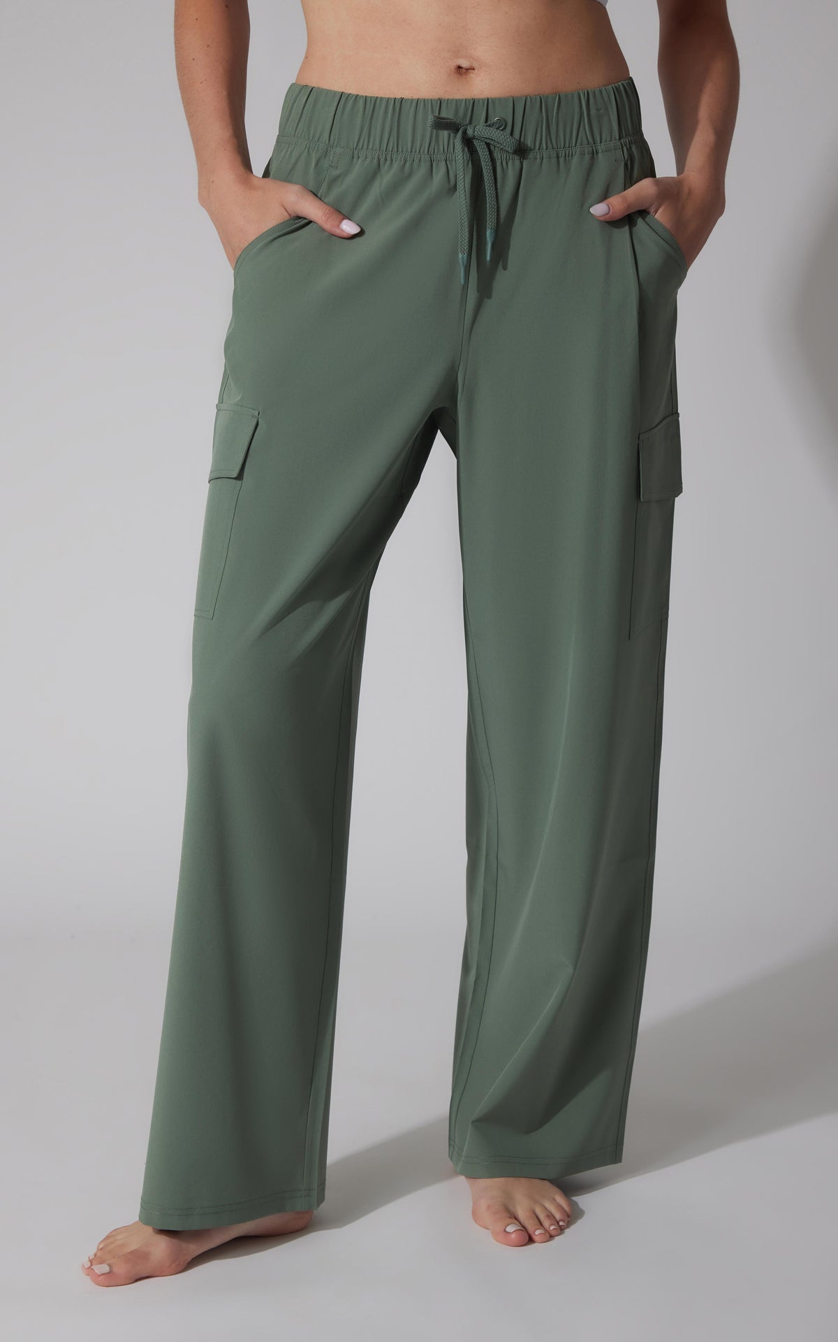 90 Degree by Reflex Lightstreme Wide Leg Cargo Pocket Pant