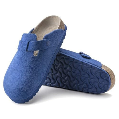 Birkenstock Boston Suede Leather Clogs