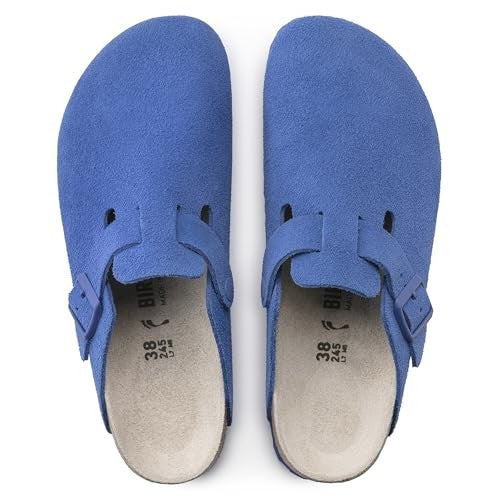 Birkenstock Boston Suede Leather Clogs