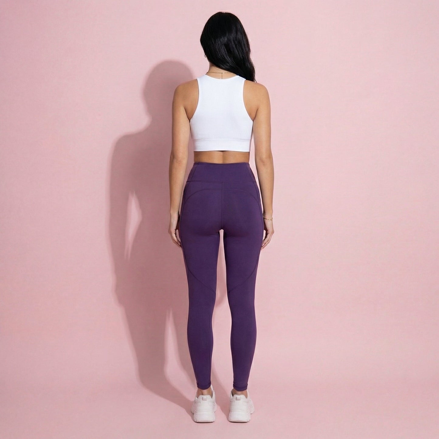 Anna-Kaci Active Women's High Waist Full Length Leggings with Smooth Stretch Fabric and Contoured Fit
