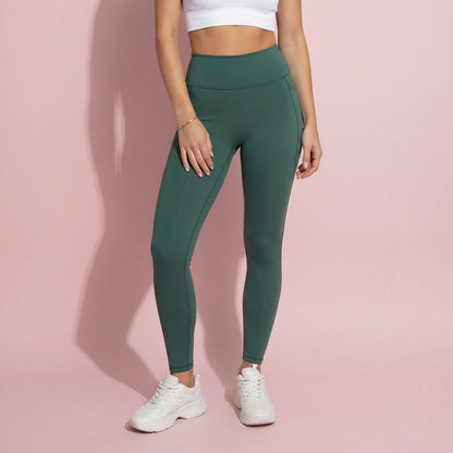 Anna-Kaci Active Women's High Waist Full Length Leggings with Smooth Stretch Fabric and Contoured Fit