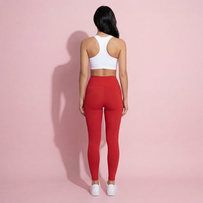 Anna-Kaci Active Women's High Waist Full Length Leggings with Smooth Stretch Fabric and Contoured Fit