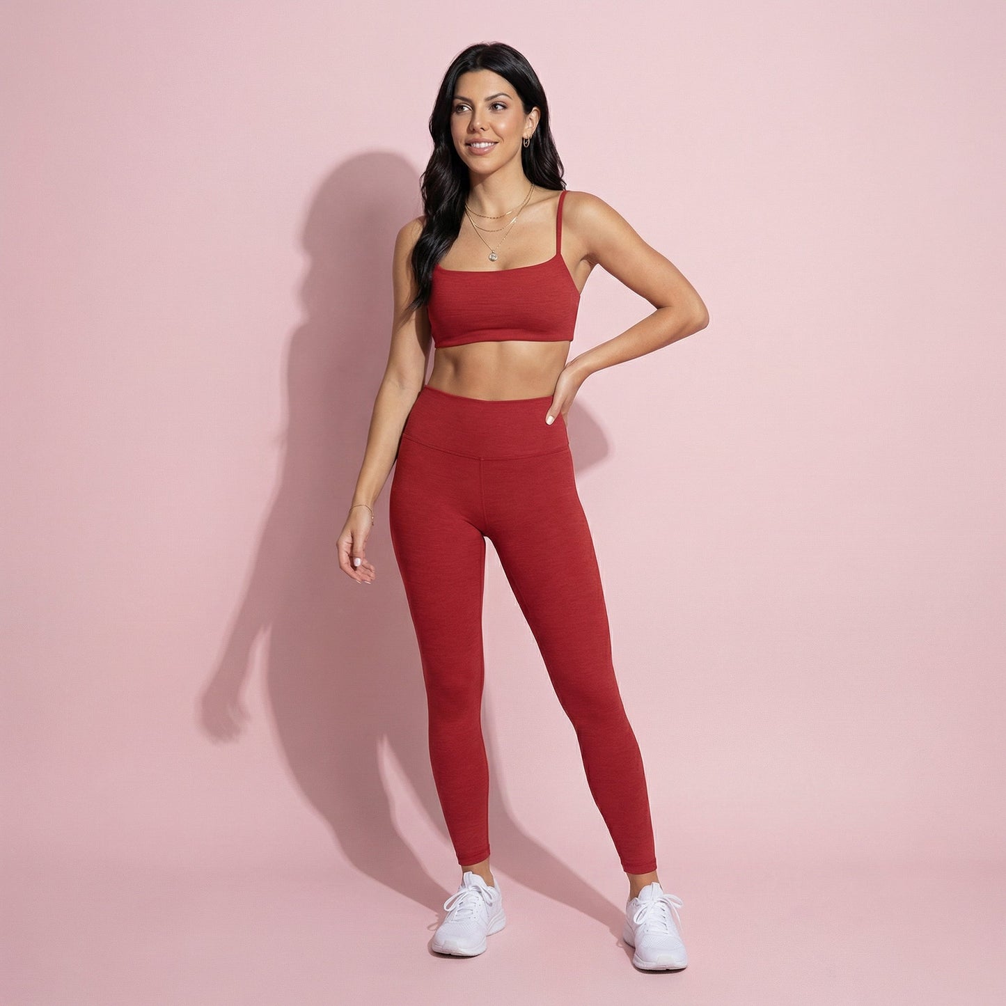 Anna-Kaci Active Women's Seamless Rib Knit Bralette Top with Adjustable Spaghetti Straps