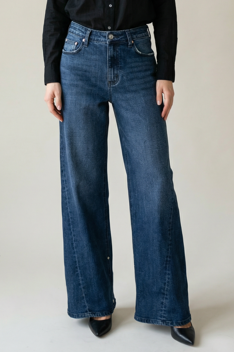 Athena Inseam Transform High Rise A-wide Jeans