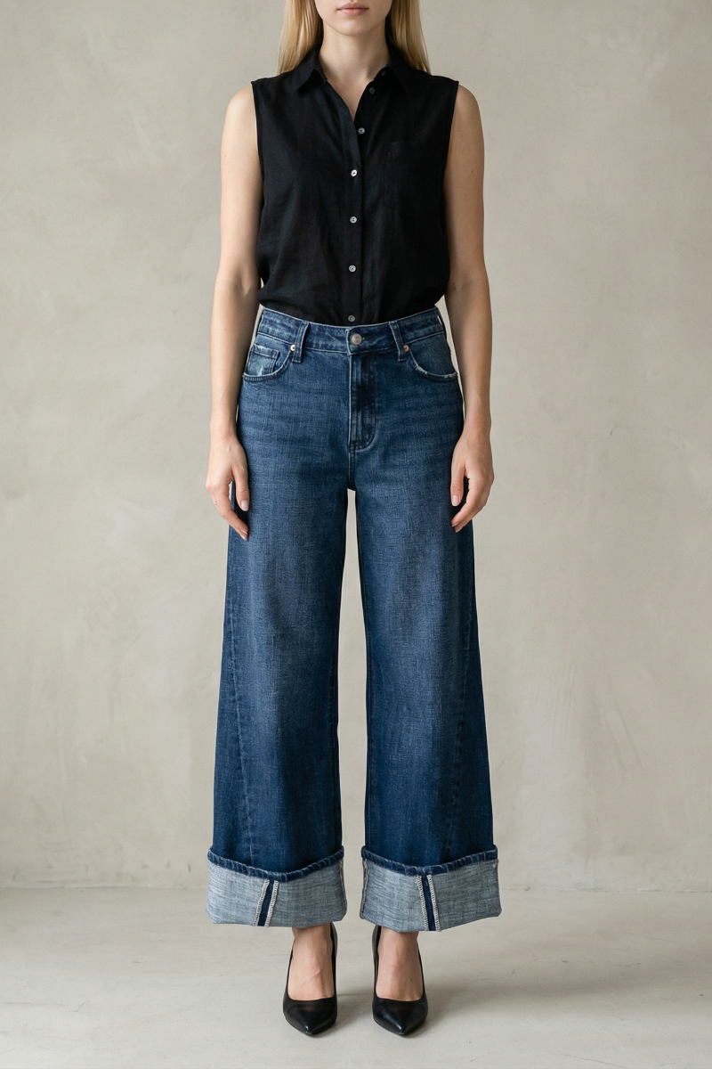 Athena Inseam Transform High Rise A-wide Jeans