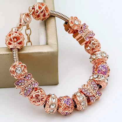 Blushing Butterfly Bracelet