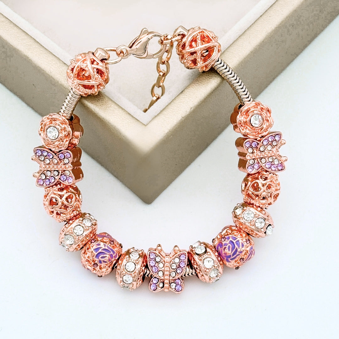 Blushing Butterfly Bracelet