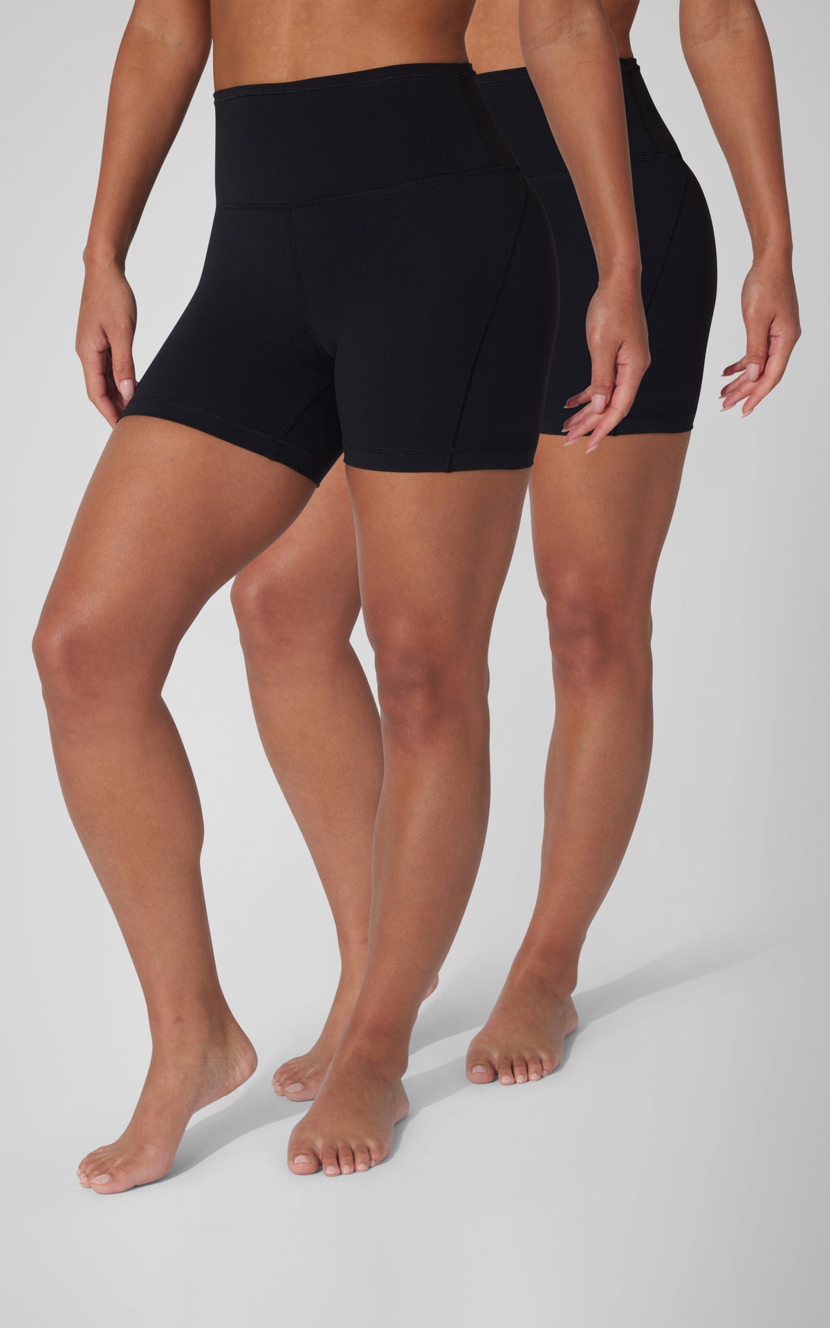90 Degree by Reflex 2 PK 5" Wonderlink Super High Elastic Free Waistband Short