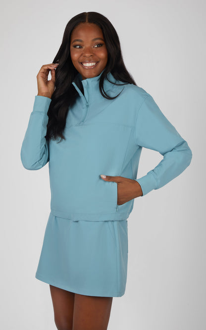 90 Degree by Reflex Citylite Half Zip Cinched Hem Jacket