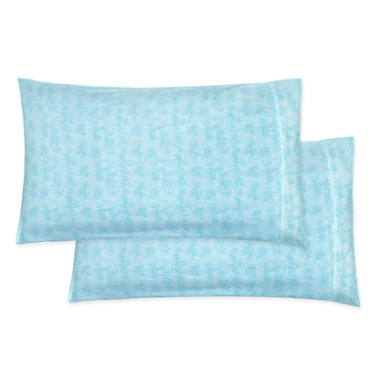 Elegant Comfort Floral and Stripe Pattern Pillowcases