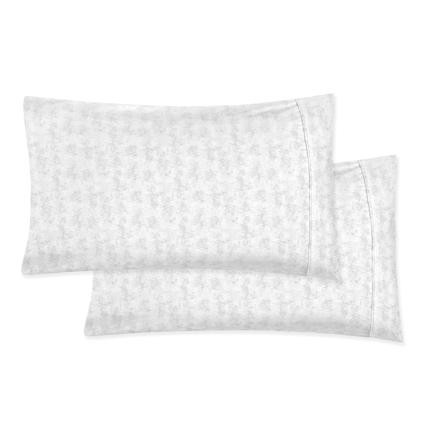 Elegant Comfort Floral and Stripe Pattern Pillowcases
