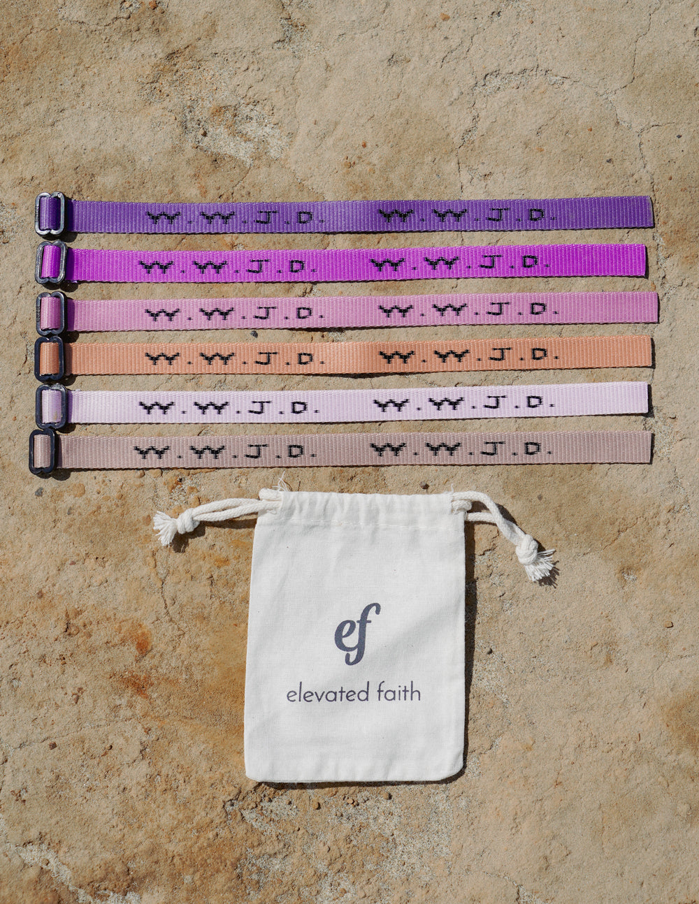 Elevated Faith Mystery WWJD Bracelet Pack