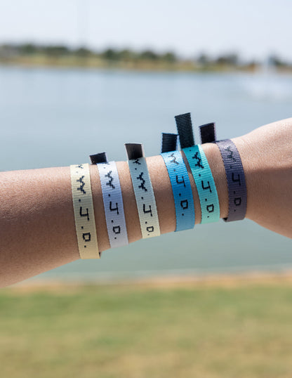 Elevated Faith WWJD Surf Bracelet Pack