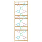 Add-On Ring Wall Panel for 95" Modular Walnut