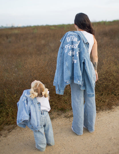 Elevated Faith What a Friend in Jesus Kids Denim Jacket