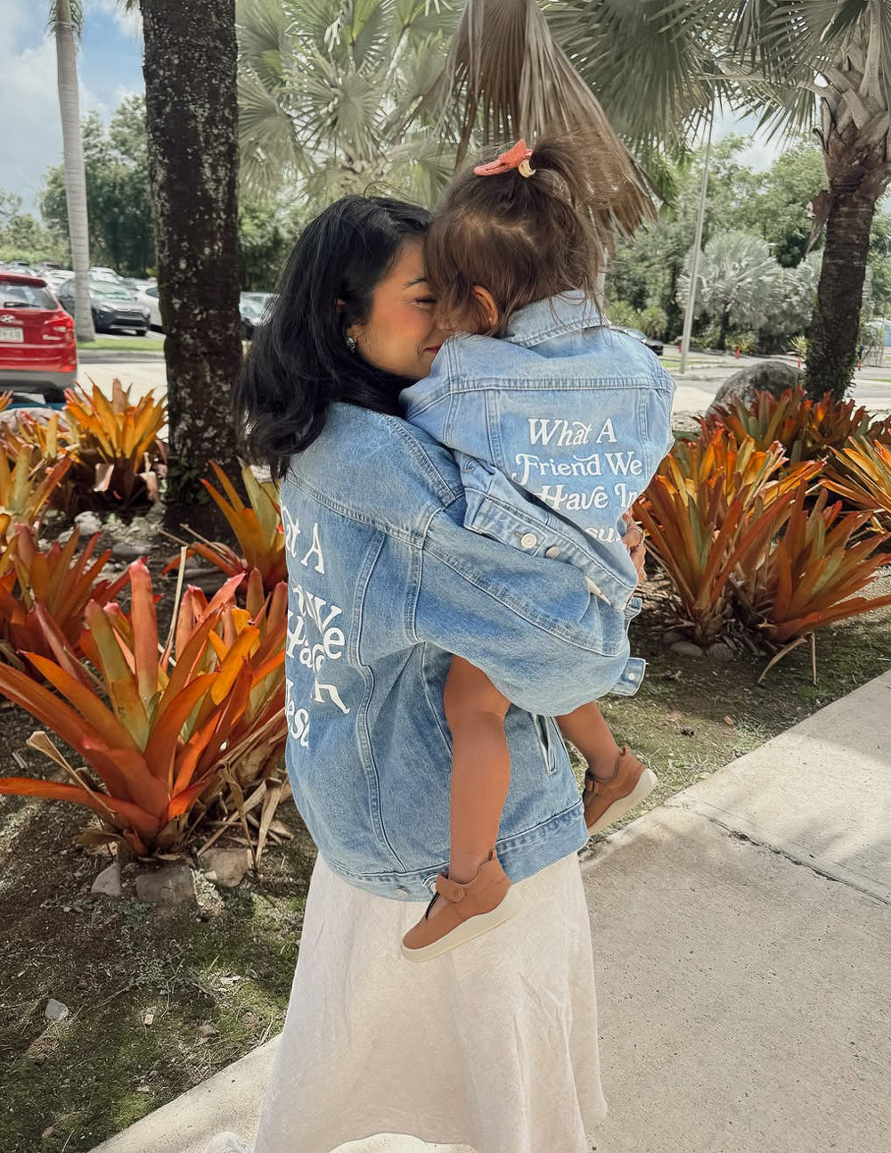 Elevated Faith What a Friend in Jesus Kids Denim Jacket