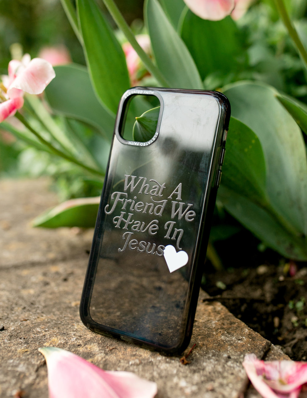 Elevated Faith What a Friend in Jesus Phone Case