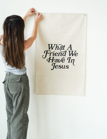Elevated Faith What a Friend in Jesus Tapestry