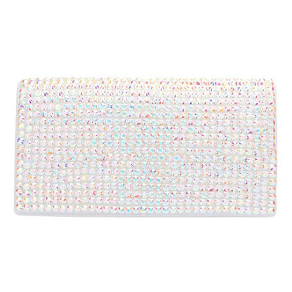 Bling Studded Evening Clutch Crossbody Bag