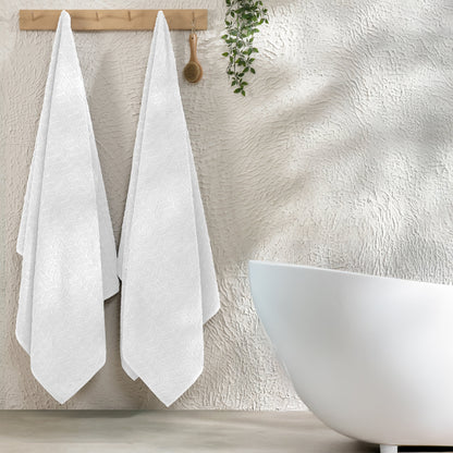 Elegant Comfort 2-Pack Premium Turkish Cotton Braided Bath Towel Set, 27 x 54 inch