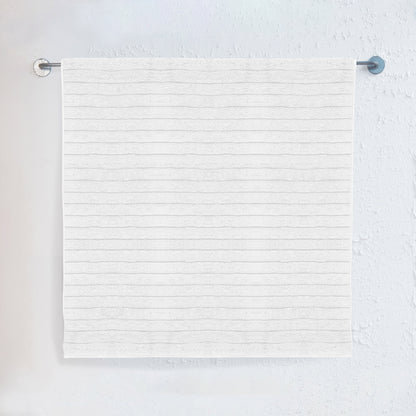 Elegant Comfort 1-Piece Premium Turkish Cotton Corduroy Stripe Jumbo Towel, 35x 70 inch