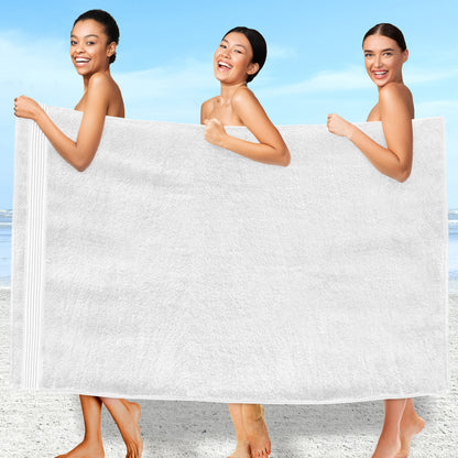 Elegant Comfort 1 Piece Premium Turkish Cotton Oversized Bath Sheet Towel 40 x 80 Inch