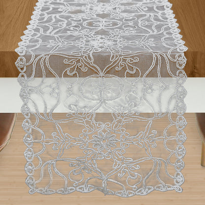 Elegant Comfort Embroidery Ingrid Table Runner