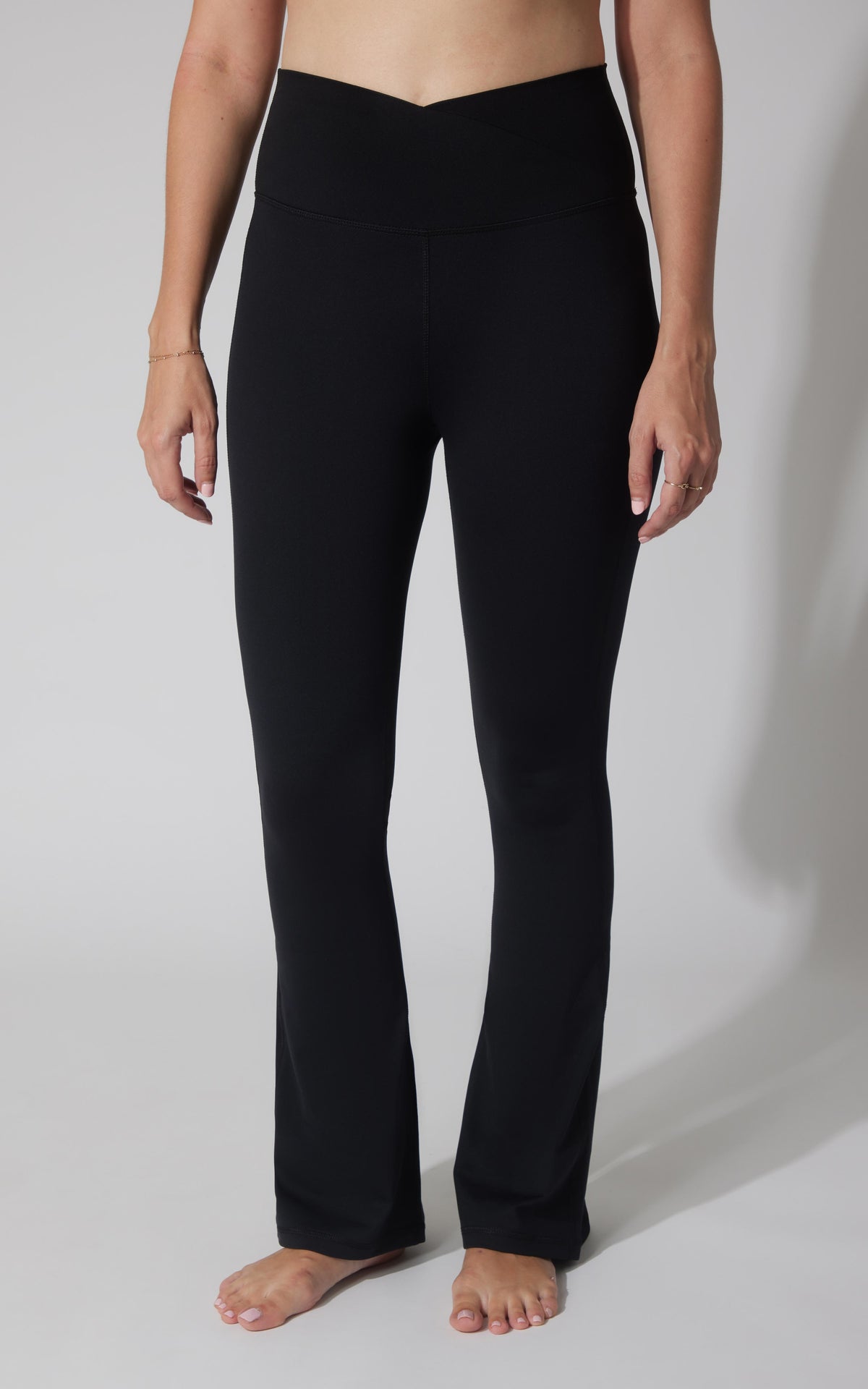 90 Degree by Reflex Lux Madison Crossover Waist 7/8 Flared Leg