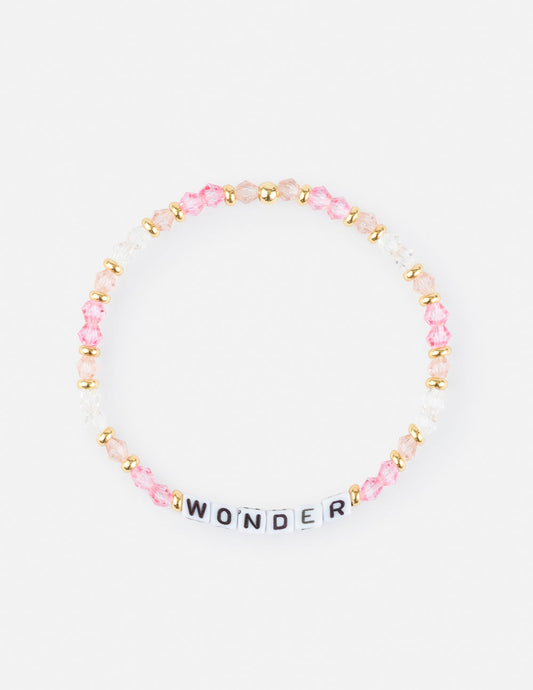 Elevated Faith Wonder Letter Bracelet