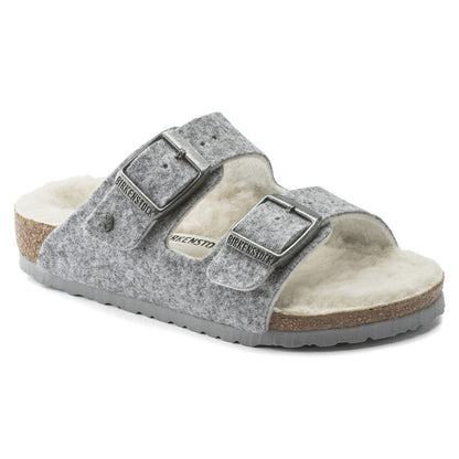 Birkenstock Arizona Kids Wool Light Gray