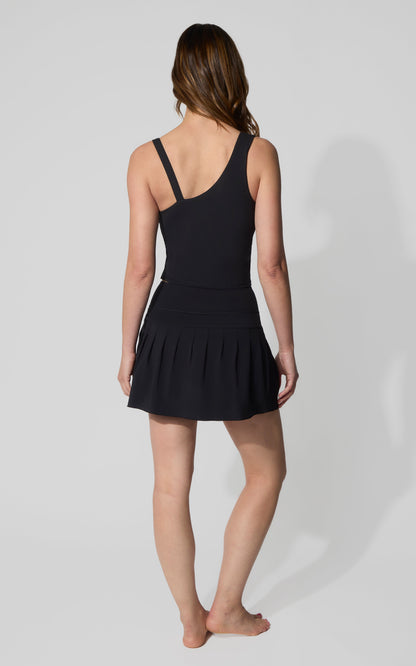90 Degree by Reflex Nude Tech Coco Tennis Tank & Pleated Skort