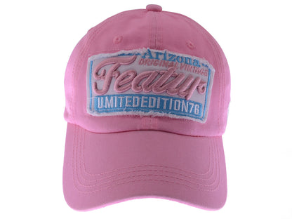 Anna-Kaci Unisex Vintage Paw Patch Embroidery Baseball Cap Distressed Summer Vented Sun Cap Hat