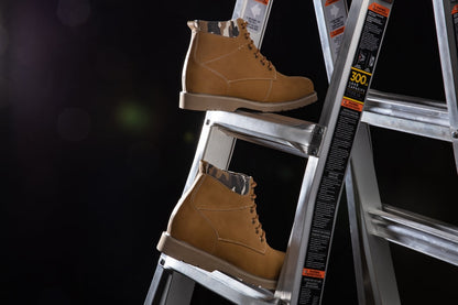 CALTO - YH7830 - 3.2 Inches (Khaki) - Nubuck Boots