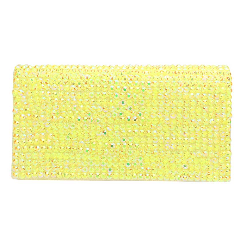 Bling Studded Evening Clutch Crossbody Bag