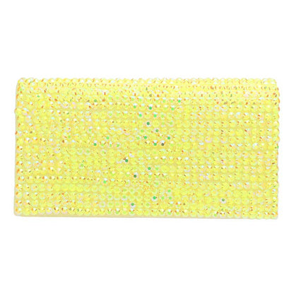 Bling Studded Evening Clutch Crossbody Bag