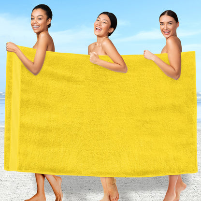 Elegant Comfort 1 Piece Premium Turkish Cotton Oversized Bath Sheet Towel 40 x 80 Inch