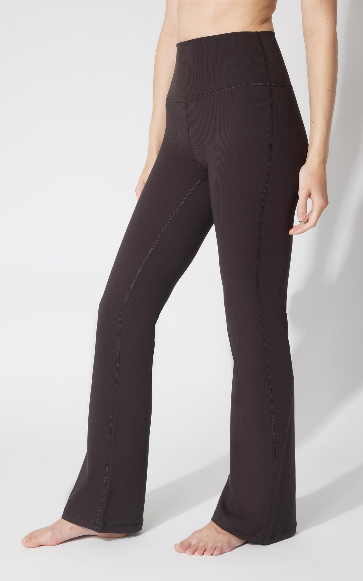 90 Degree by Reflex Felix Lux Ribbed Everyday Elastic Free Flare Leg Pant