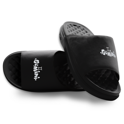 Gemini Zodiac Elements Motive Slide Sandals
