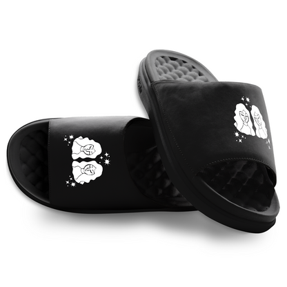 Gemini Zodiac Symbols Motive Slide Sandals