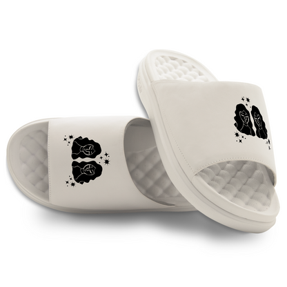 Gemini Zodiac Symbols Motive Slide Sandals