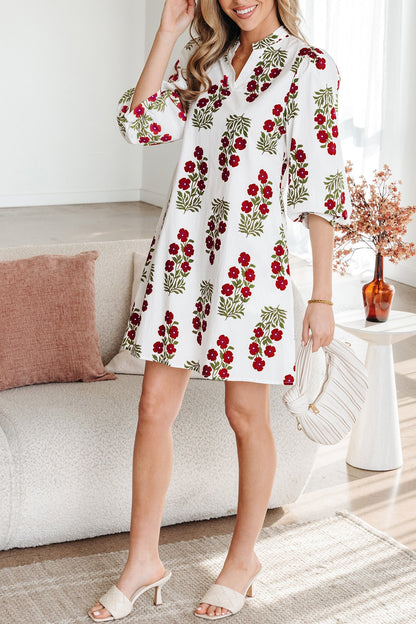 Threaded Pear Catalina Sleeve Loose Mini Dress