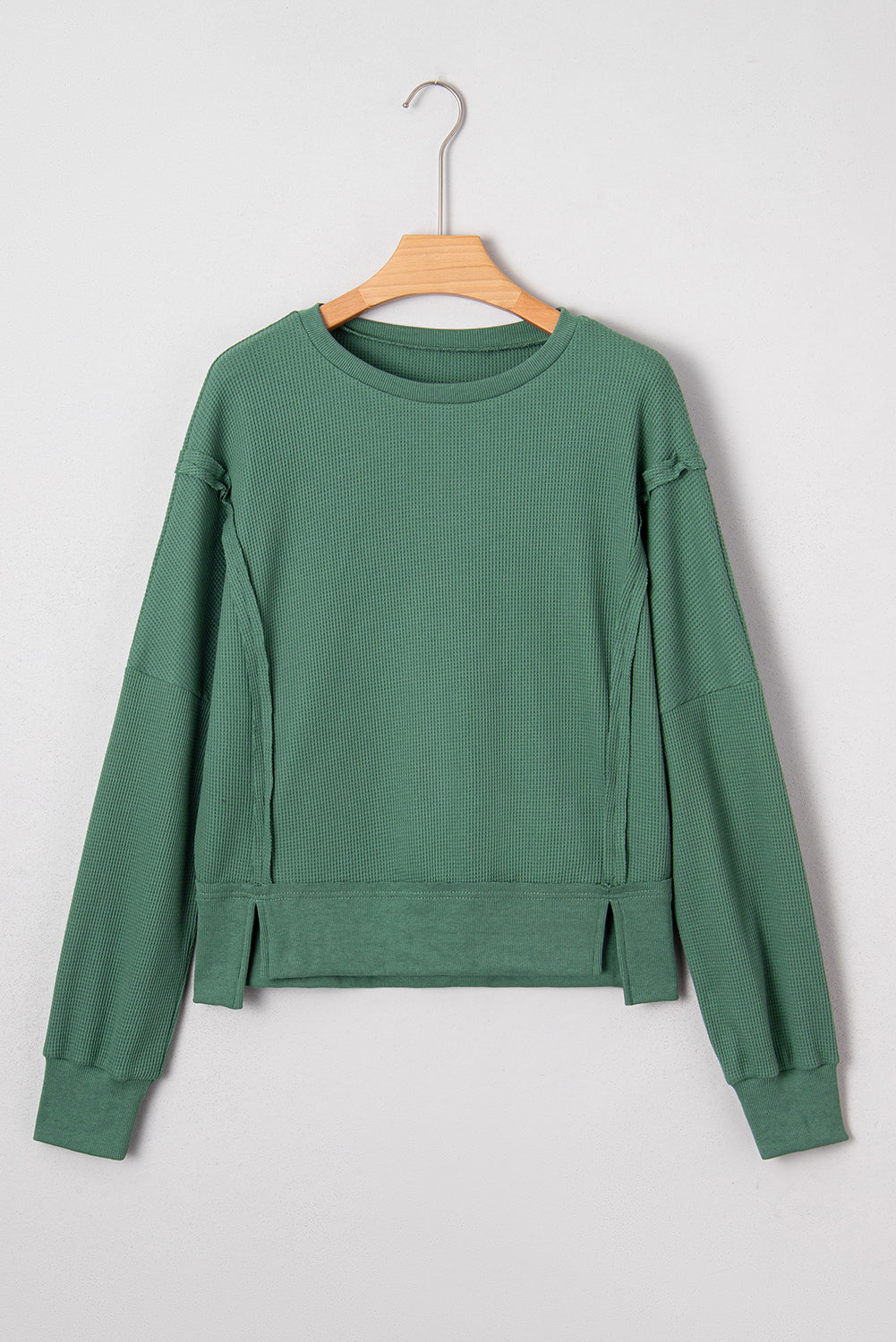 Threaded Pear Noah Ribbed Drop Shoulder Sweatshirt