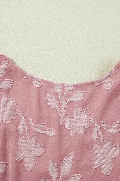 Threaded Pear Miracle Surplice Tiered Ruffled PLUS Dress